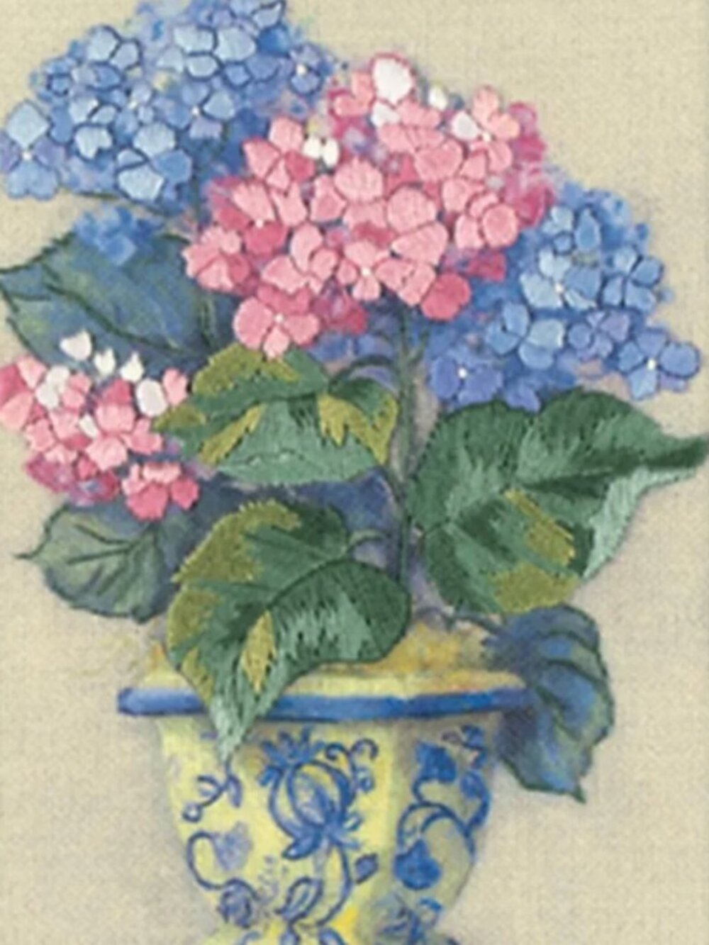 Sunset Floral Cross Stitch Pattern - Picture 4 of 4